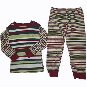 The Children's Place Multicolor Striped Pajama Set 3T Cotton Soft Fall & Spring